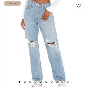 GRLFRND Denim Low Rise Boyfriend Denim - size 24